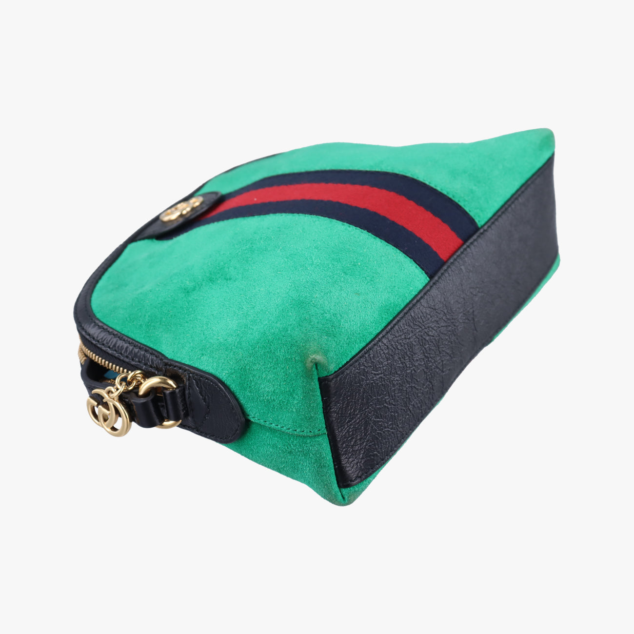Ophidia Green×Red×black suede G023571545