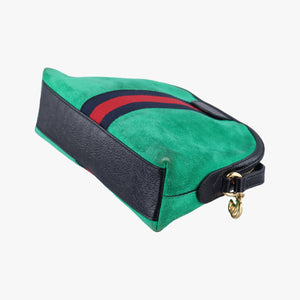 Ophidia Green×Red×black suede G023571545
