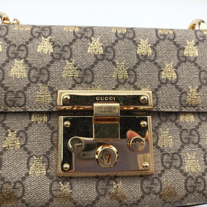 Padlock beige×black PVC coated canvas A030968460