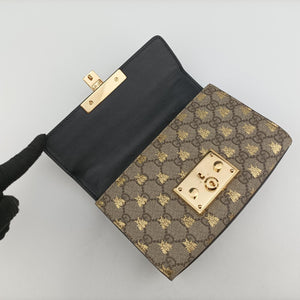 Padlock beige×black PVC coated canvas A030968460
