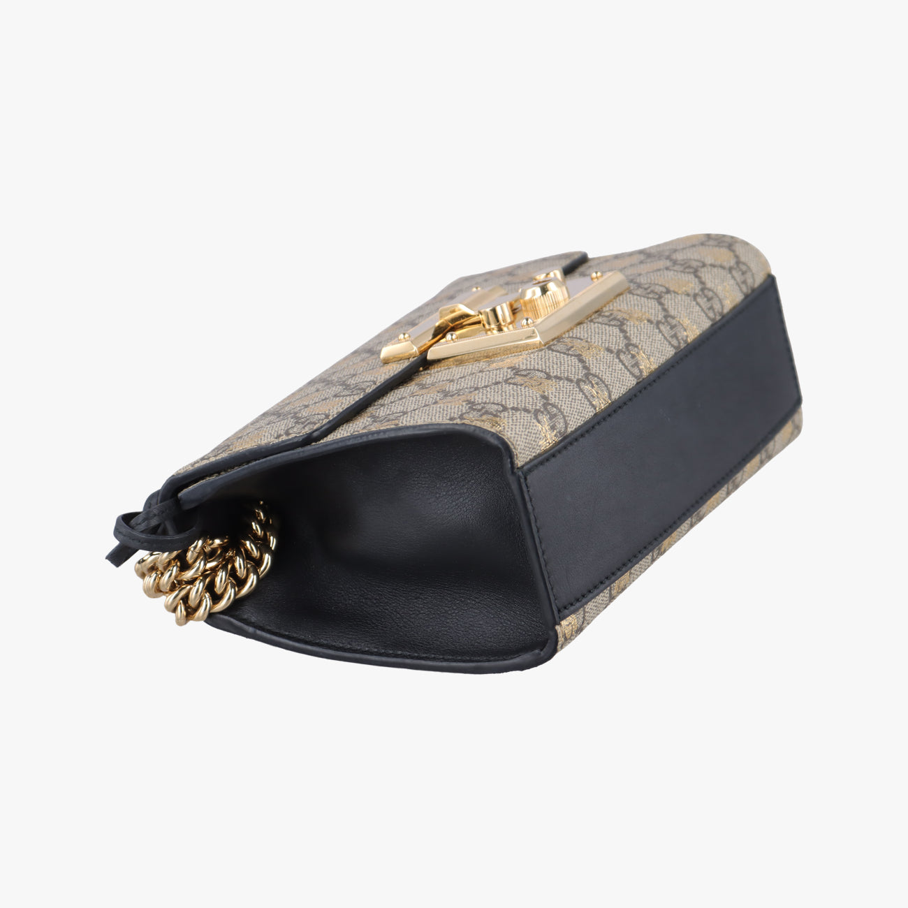 Padlock beige×black PVC coated canvas A030968460
