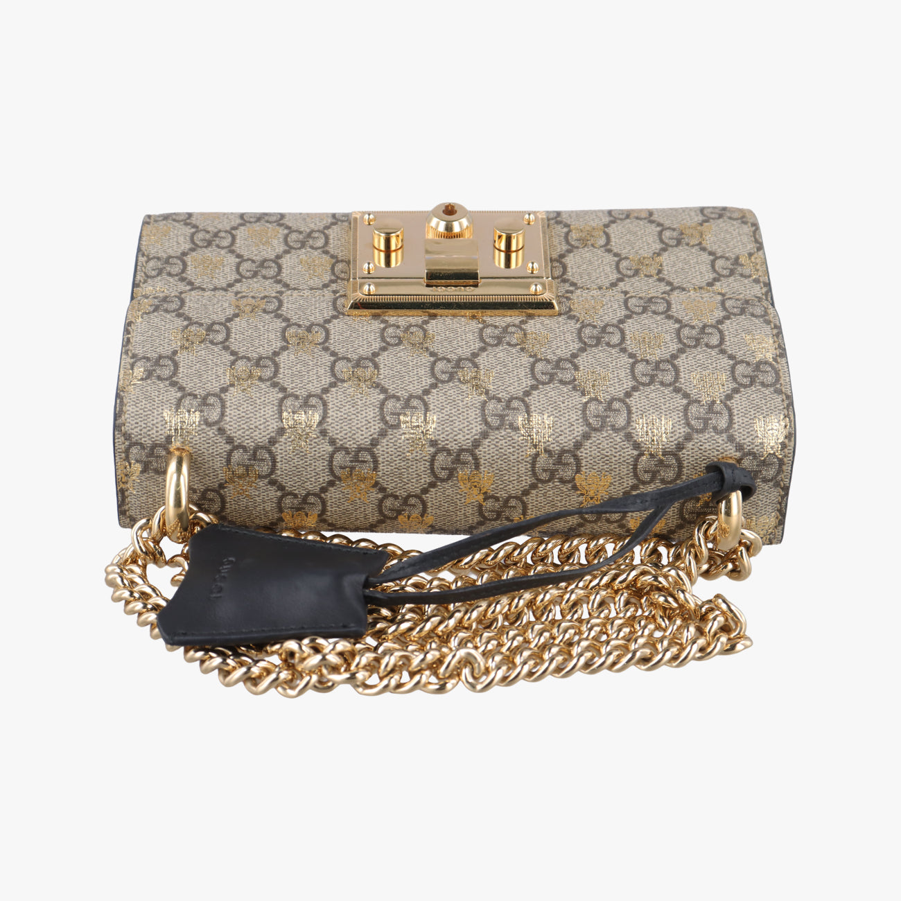 Padlock beige×black PVC coated canvas A030968460