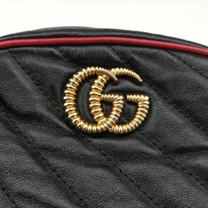 GG Marmont Black×Red Leather A028674426