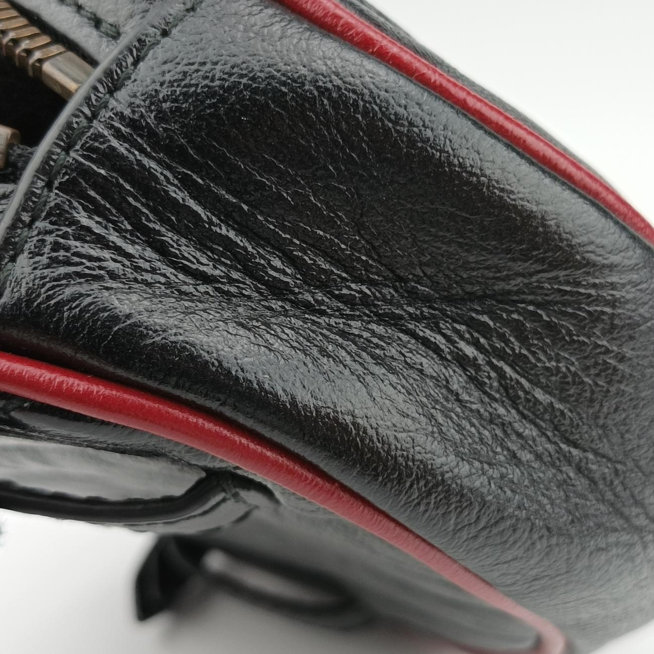 GG Marmont Black×Red Leather A028674426