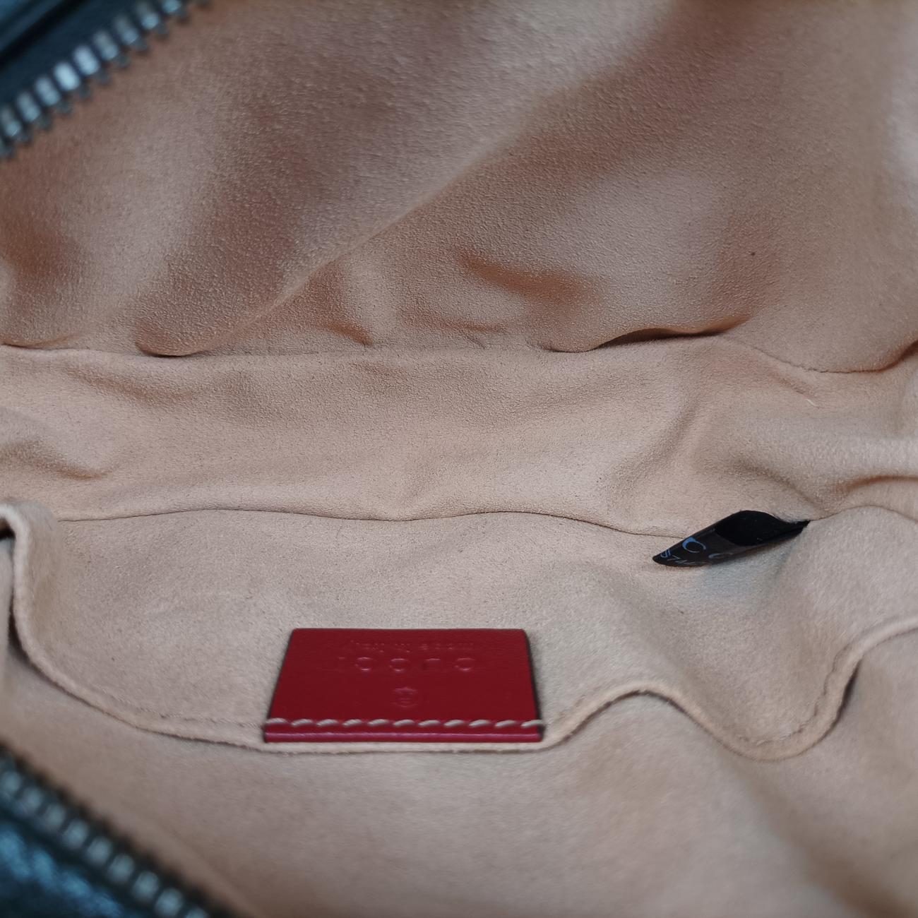 GG Marmont Black×Red Leather A028674426