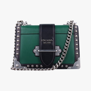 Cahier Green×Black Leather 25