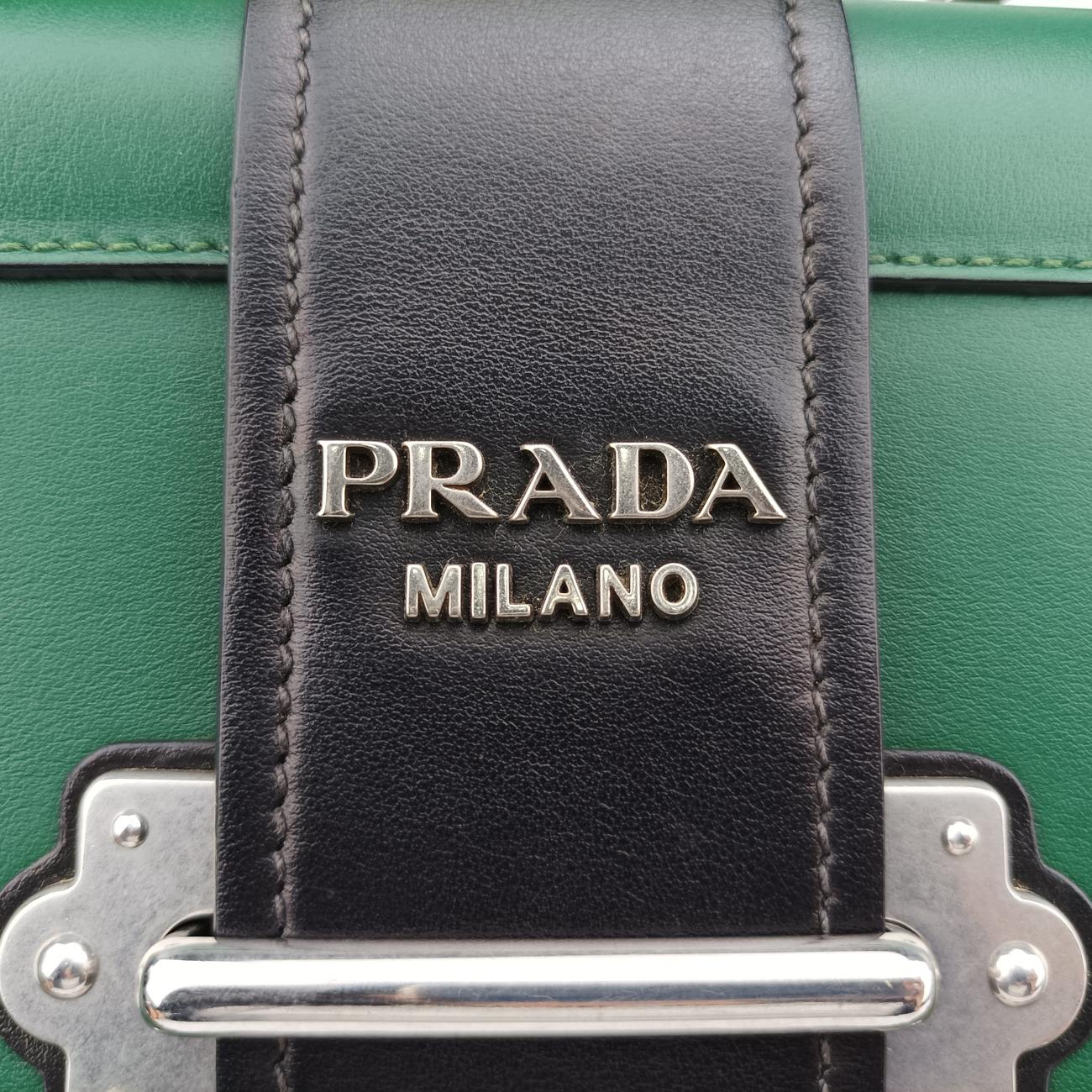 Cahier Green×Black Leather 25