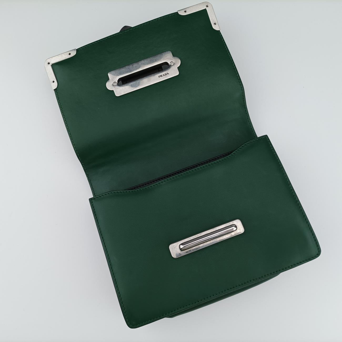 Cahier Green×Black Leather 25