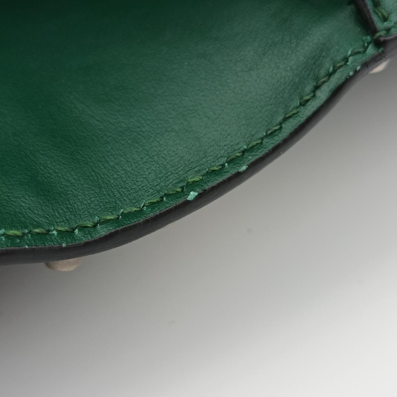 Cahier Green×Black Leather 25
