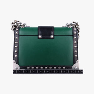 Cahier Green×Black Leather 25
