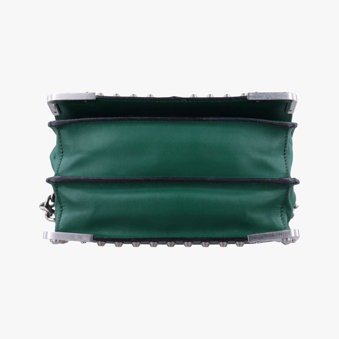 Cahier Green×Black Leather 25