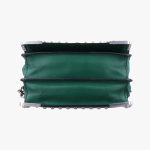 Cahier Green×Black Leather 25