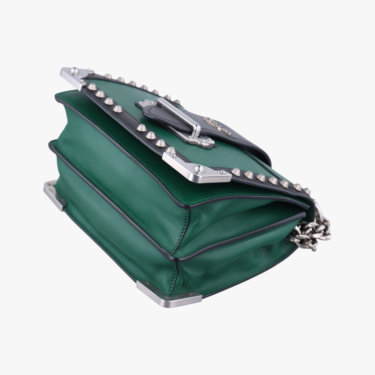 Cahier Green×Black Leather 25