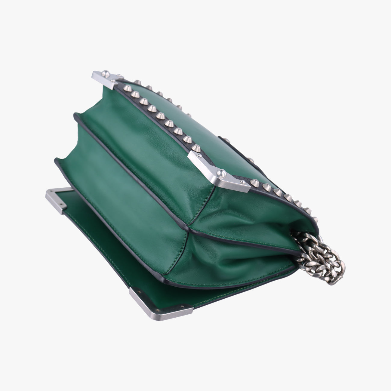 Cahier Green×Black Leather 25