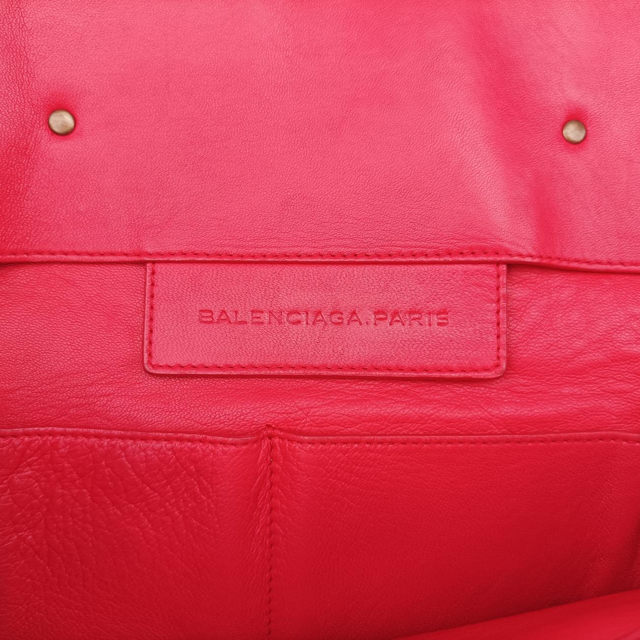 Quilted Papier A4 Tote Red Leather 236701.6502 515859