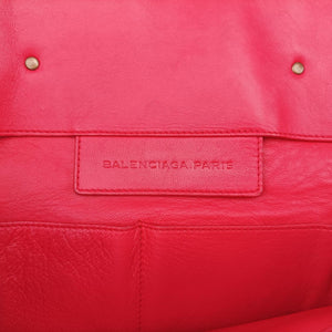 Quilted Papier A4 Tote Red Leather 236701.6502 515859