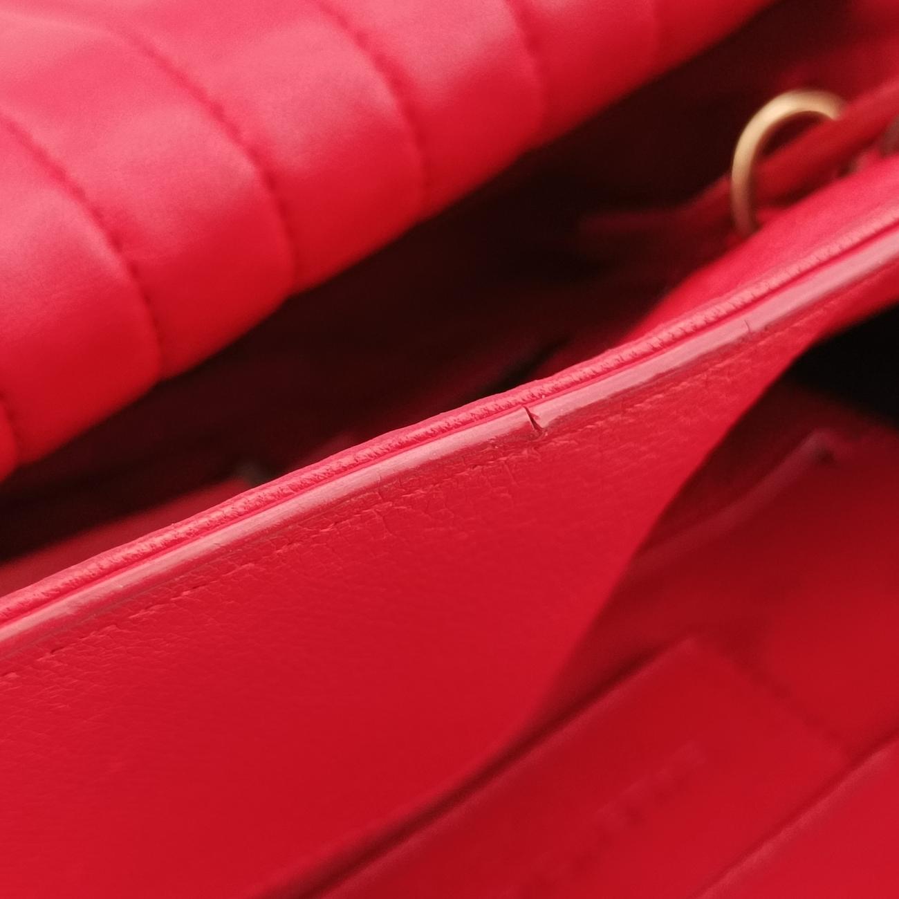 Quilted Papier A4 Tote Red Leather 236701.6502 515859
