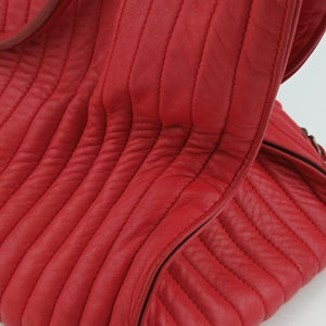 Quilted Papier A4 Tote Red Leather 236701.6502 515859