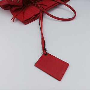 Quilted Papier A4 Tote Red Leather 236701.6502 515859