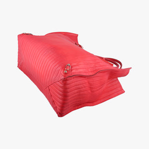 Quilted Papier A4 Tote Red Leather 236701.6502 515859