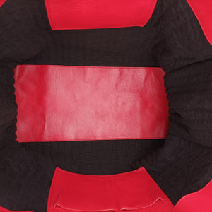 Quilted Papier A4 Tote Red Leather 236701.6502 515859