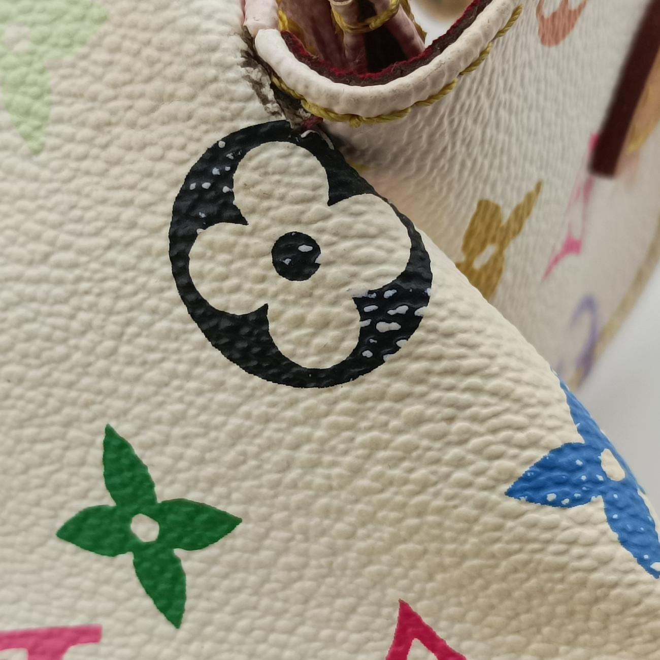 Petit NOé white Monogram Multicolor CA8008