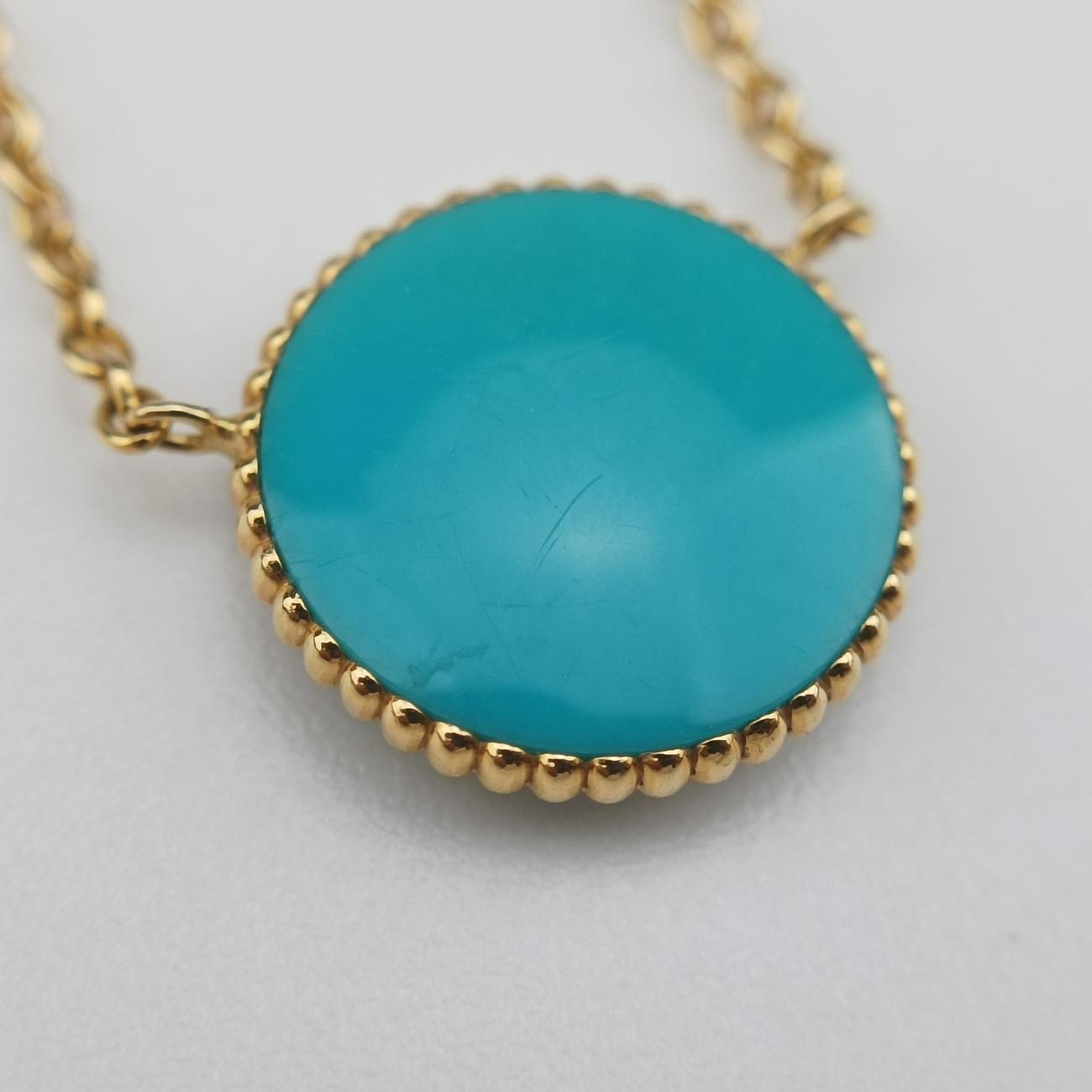 Rose des Vents medallion  Golden×green AU750 150755