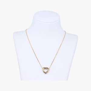 Trinity Heart Gold x White Gold x Rose Gold AU750 VC3586
