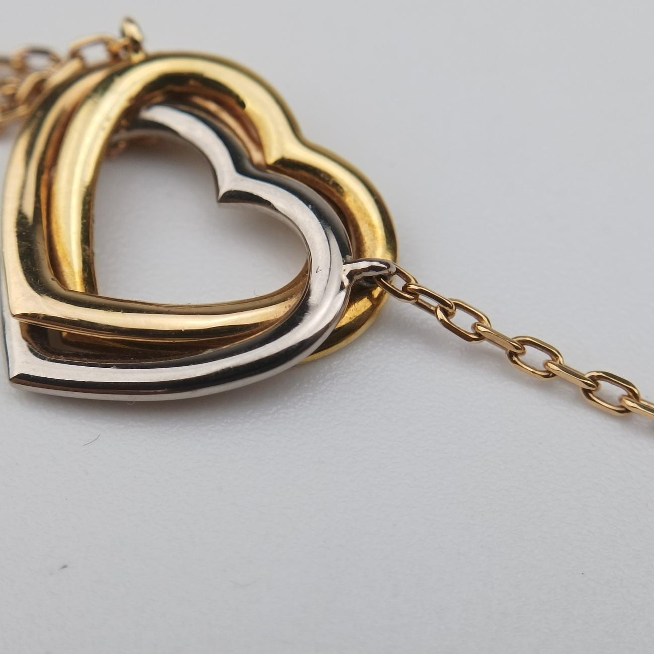 Trinity Heart Gold x White Gold x Rose Gold AU750 VC3586