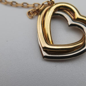 Trinity Heart Gold x White Gold x Rose Gold AU750 VC3586