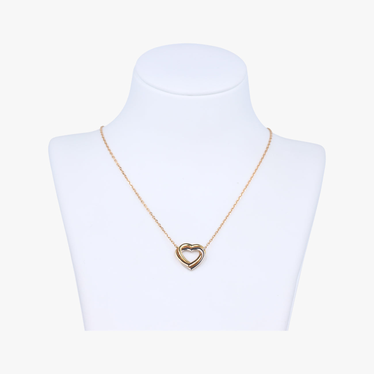 Trinity Heart Gold x White Gold x Rose Gold AU750 VC3586