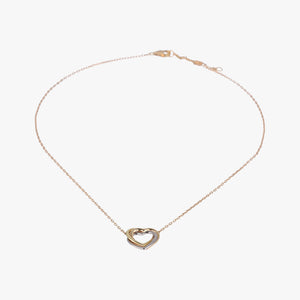 Trinity Heart Gold x White Gold x Rose Gold AU750 VC3586