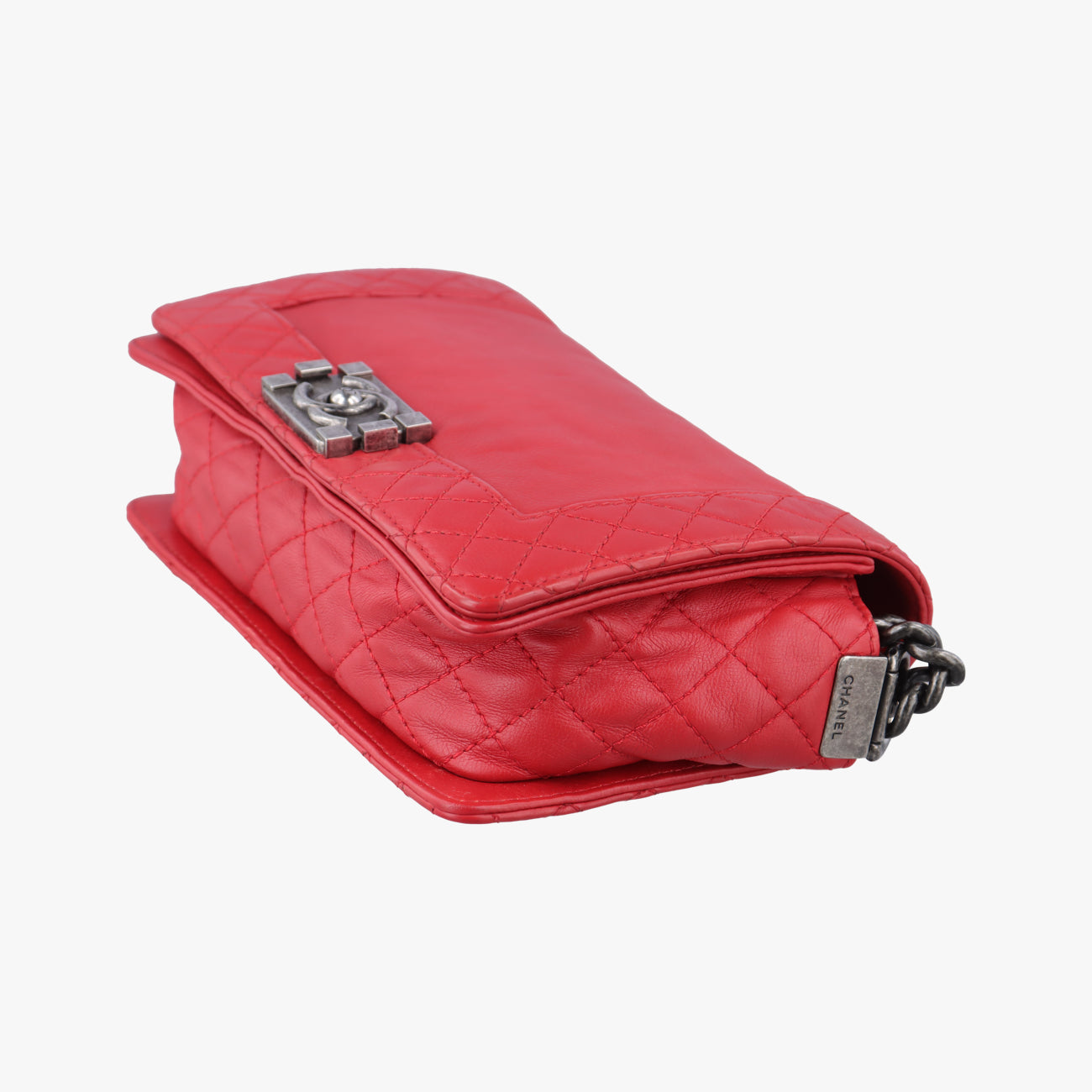 BOY CHANEL Red lambskin 18786518