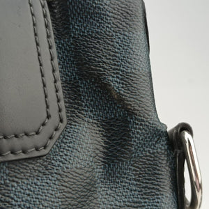 Messenger Greenwich Navy×Noir Damier Cobalt DR1124