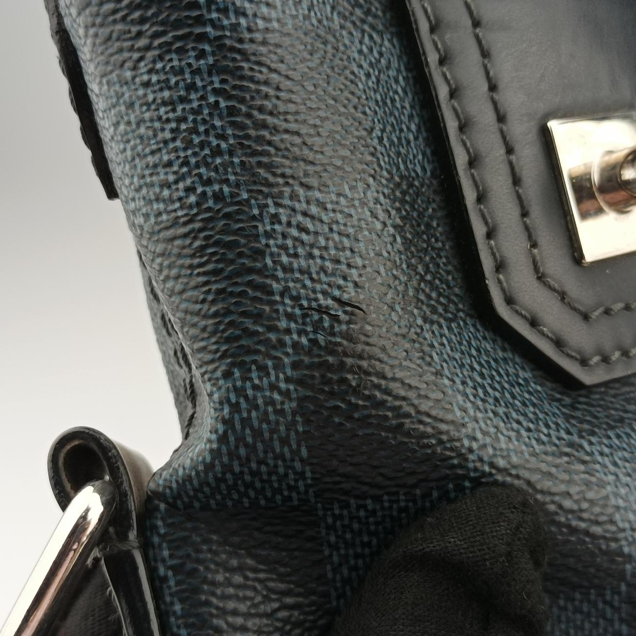 Messenger Greenwich Navy×Noir Damier Cobalt DR1124