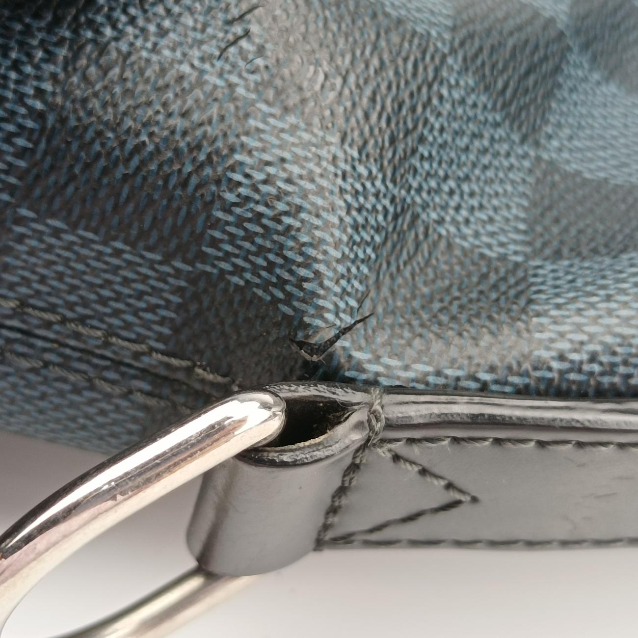 Messenger Greenwich Navy×Noir Damier Cobalt DR1124