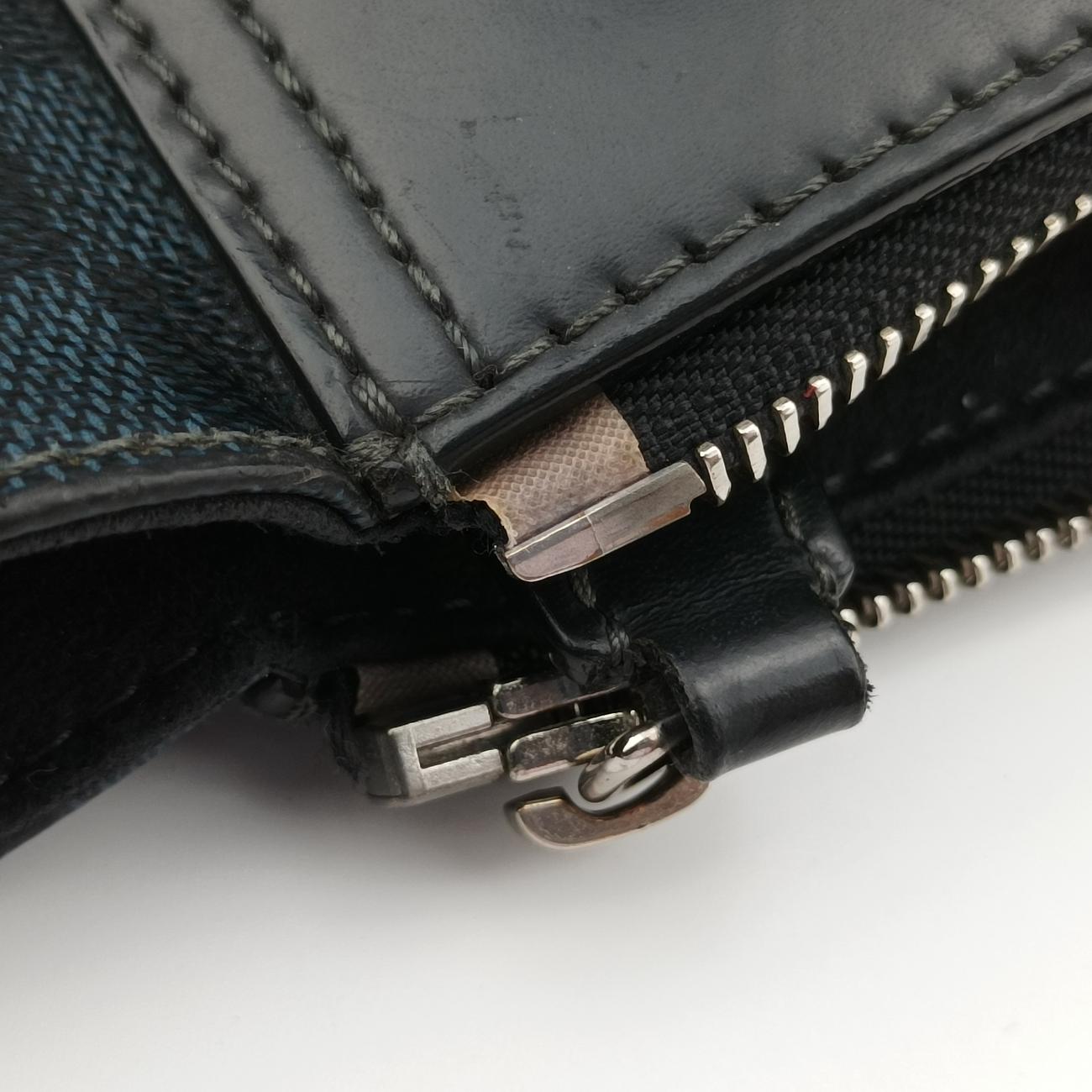 Messenger Greenwich Navy×Noir Damier Cobalt DR1124