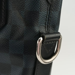 Messenger Greenwich Navy×Noir Damier Cobalt DR1124