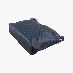 Messenger Greenwich Navy×Noir Damier Cobalt DR1124