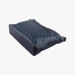 Messenger Greenwich Navy×Noir Damier Cobalt DR1124