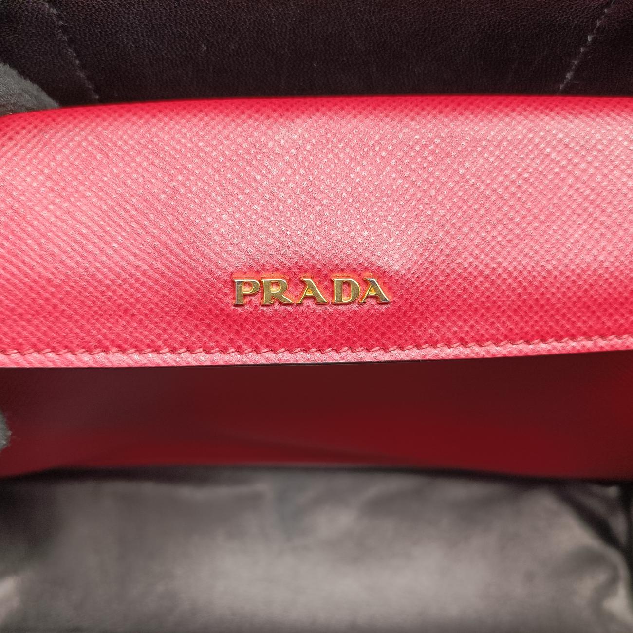 Double Cuir Red SAFFIANO Leather