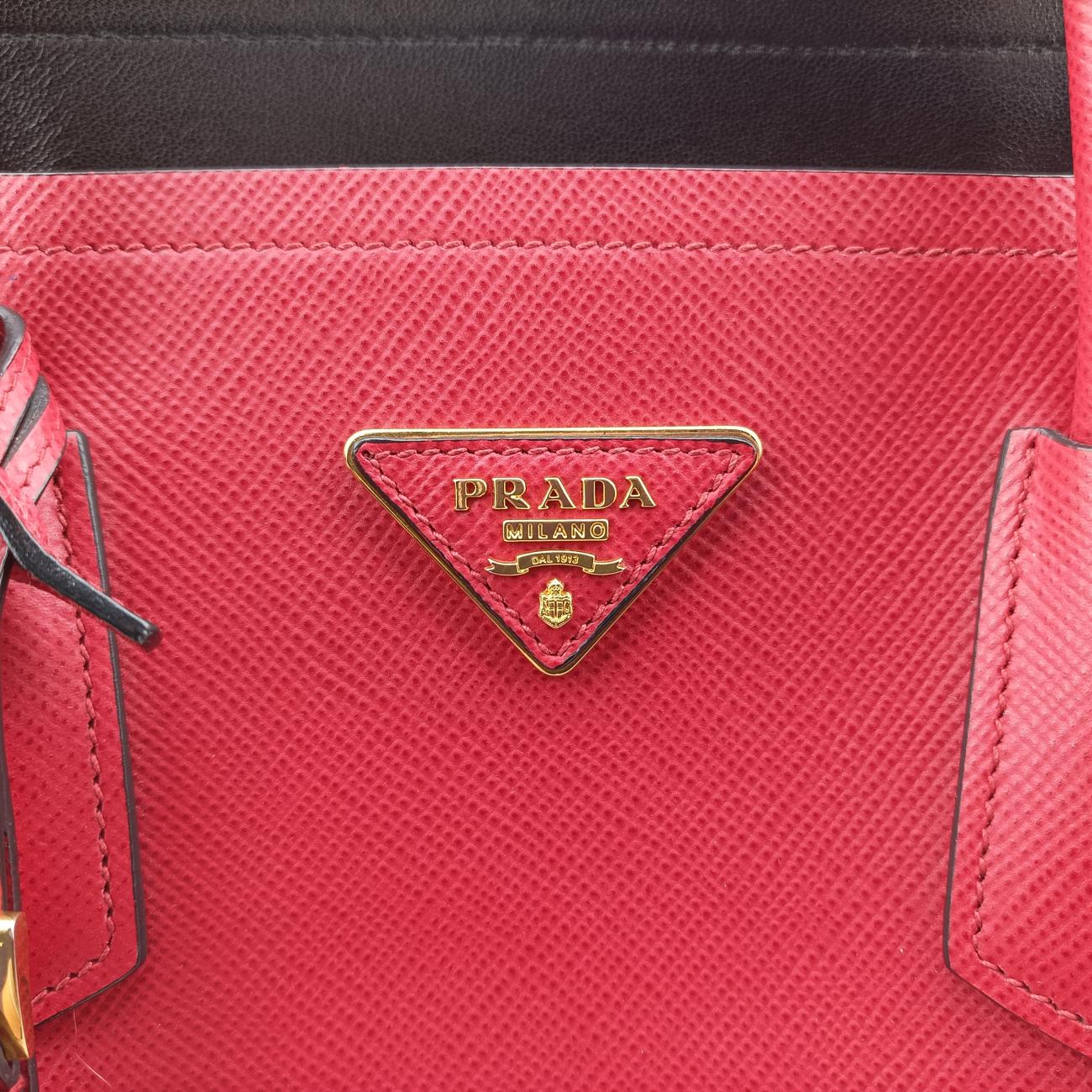 Double Cuir Red SAFFIANO Leather