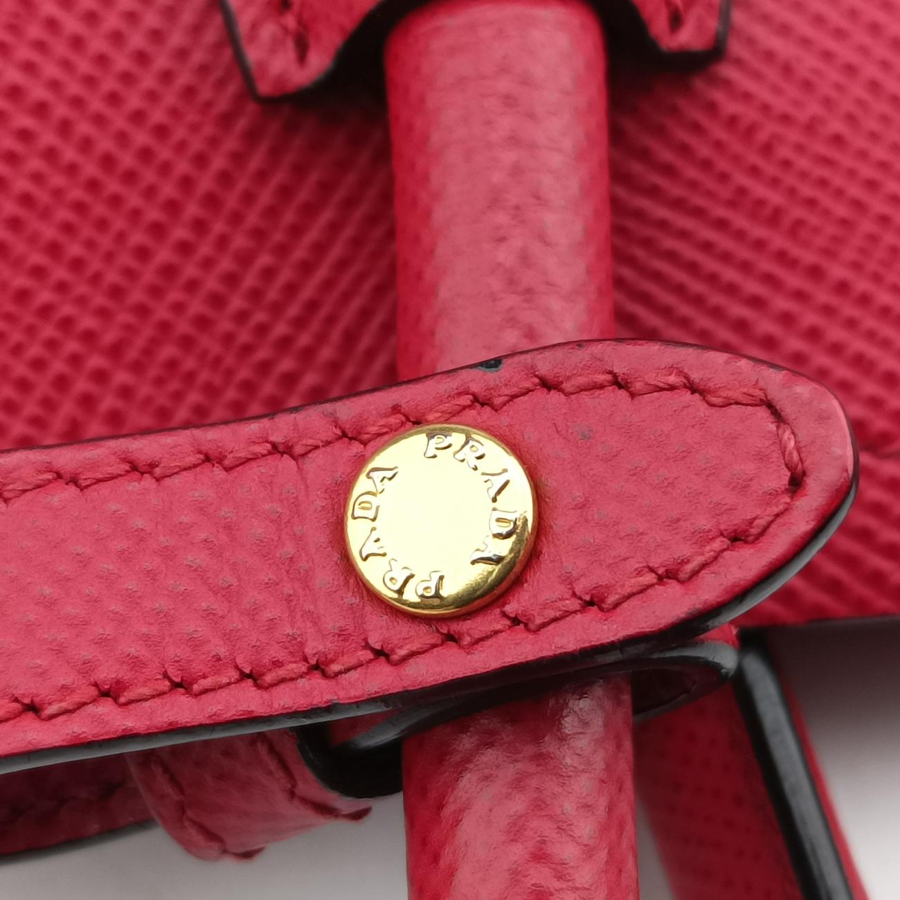 Double Cuir Red SAFFIANO Leather