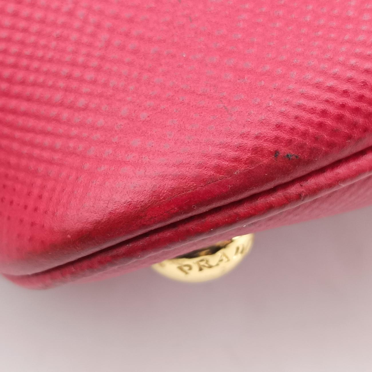 Double Cuir Red SAFFIANO Leather