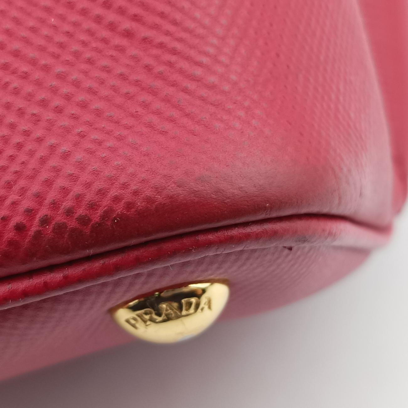 Double Cuir Red SAFFIANO Leather