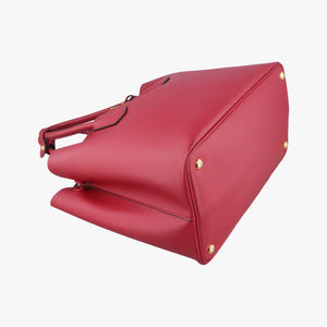 Double Cuir Red SAFFIANO Leather