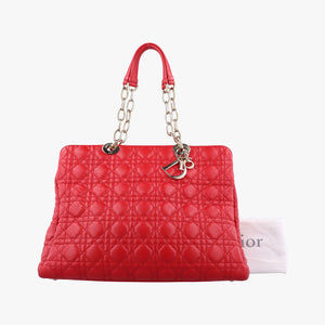 Cannage Dior Soft Shopping Red lambskin 01-BO-1103