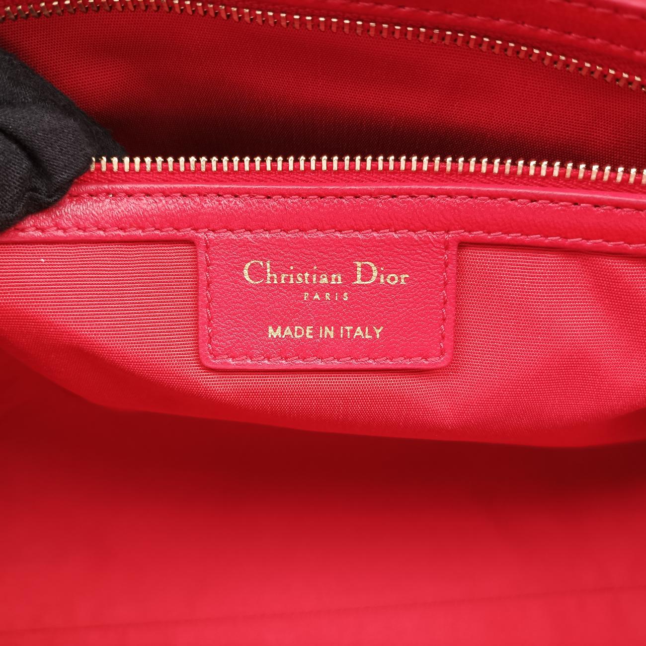 Cannage Dior Soft Shopping Red lambskin 01-BO-1103