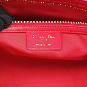 Cannage Dior Soft Shopping Red lambskin 01-BO-1103