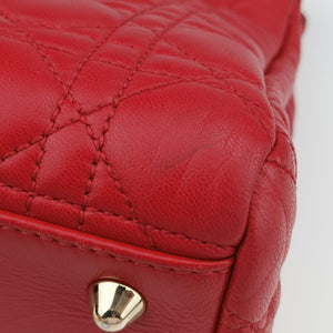 Cannage Dior Soft Shopping Red lambskin 01-BO-1103